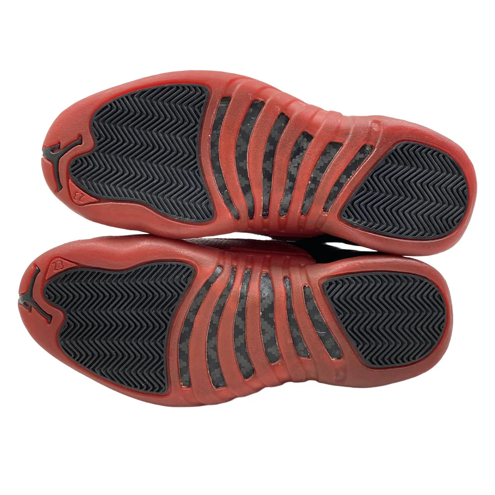 NIKE ナイキ 130690-061 【観賞用】 90s 97年製 Nike Air Jordan 12 OG Flu Game エアジョーダン12 OG フル ゲーム ハイカットスニーカー ブラック系 ホワイト系 27.5cm【中古】 - Image 6
