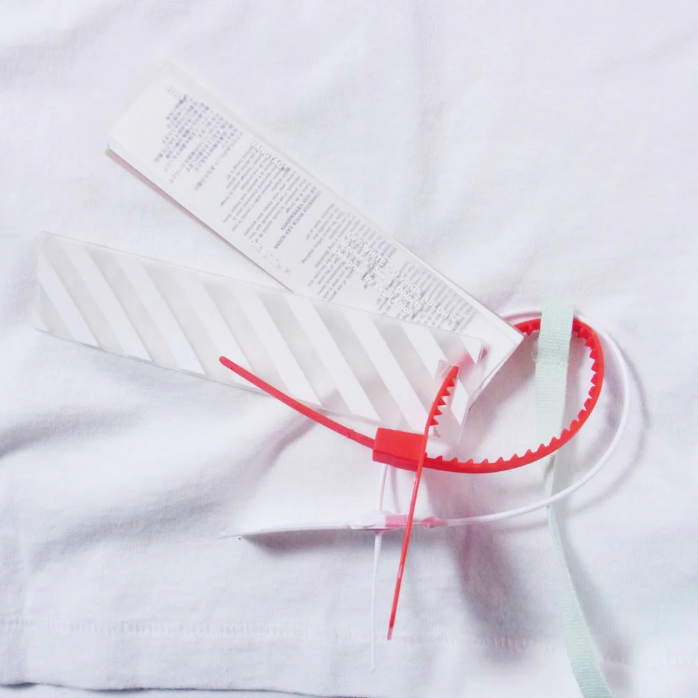 OFF-WHITE オフホワイト Darlin ダーリン クロスドアロー プリント 半袖 Tシャツ カットソー ホワイト系 XXS【美品】【中古】 - Image 5