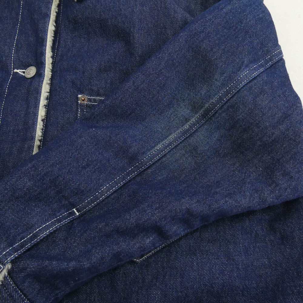 MAISON MARGIELA メゾンマルジェラ 18AW S52AM0078 S30640 OVER SIZE DENIM JK オーバーサイズ ボア デニムジャケット インディゴブルー系 46【中古】 - Image 5