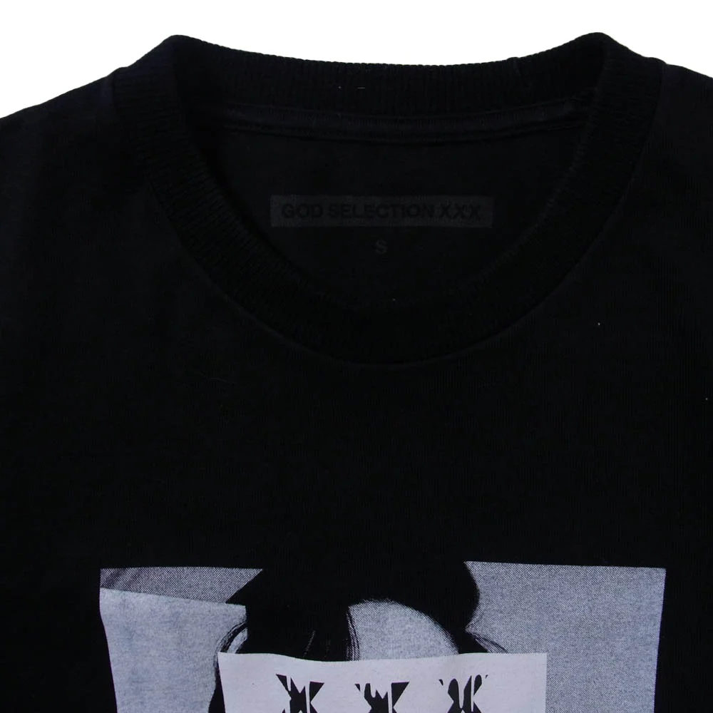 GOD SELECTION XXX ゴッドセレクション photo s/s tee フォトプリント クルーネック 半袖 Tシャツ ブラック系 S【中古】 - Image 3