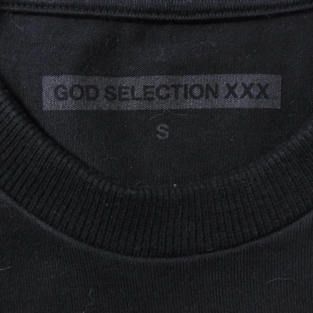GOD SELECTION XXX ゴッドセレクション photo s/s tee フォトプリント クルーネック 半袖 Tシャツ ブラック系 S【中古】 - Image 4