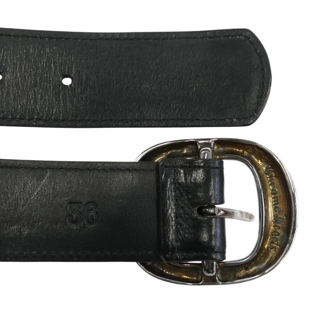 CHROME HEARTS クロムハーツ（原本有） BLT GUNSLINGER ガンスリンガー バックル 1.5 レザー ベルト ブラック系 36【中古】 - Image 3