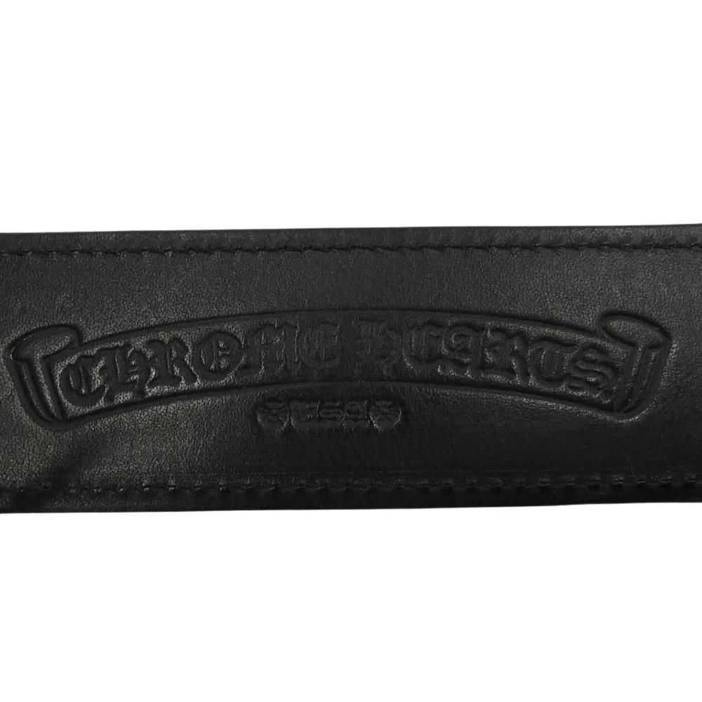 CHROME HEARTS クロムハーツ（原本有） BLT GUNSLINGER ガンスリンガー バックル 1.5 レザー ベルト ブラック系 36【中古】 - Image 4