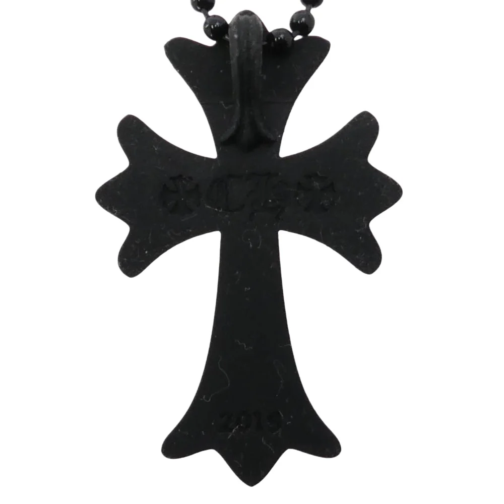 CHROME HEARTS クロムハーツ（原本無） RUBBER CH CRS SML ラバー スモール CH クロス シリコン ネックレス ブラック ブラック系【中古】 - Image 3