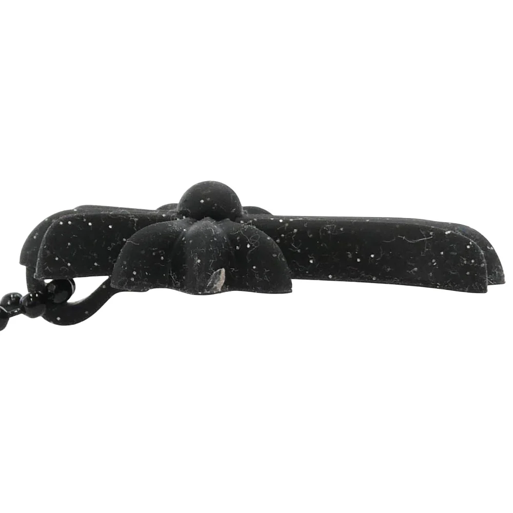 CHROME HEARTS クロムハーツ（原本無） RUBBER CH CRS SML ラバー スモール CH クロス シリコン ラメ入り ネックレス ブラックグリッター ブラック系【中古】 - Image 4