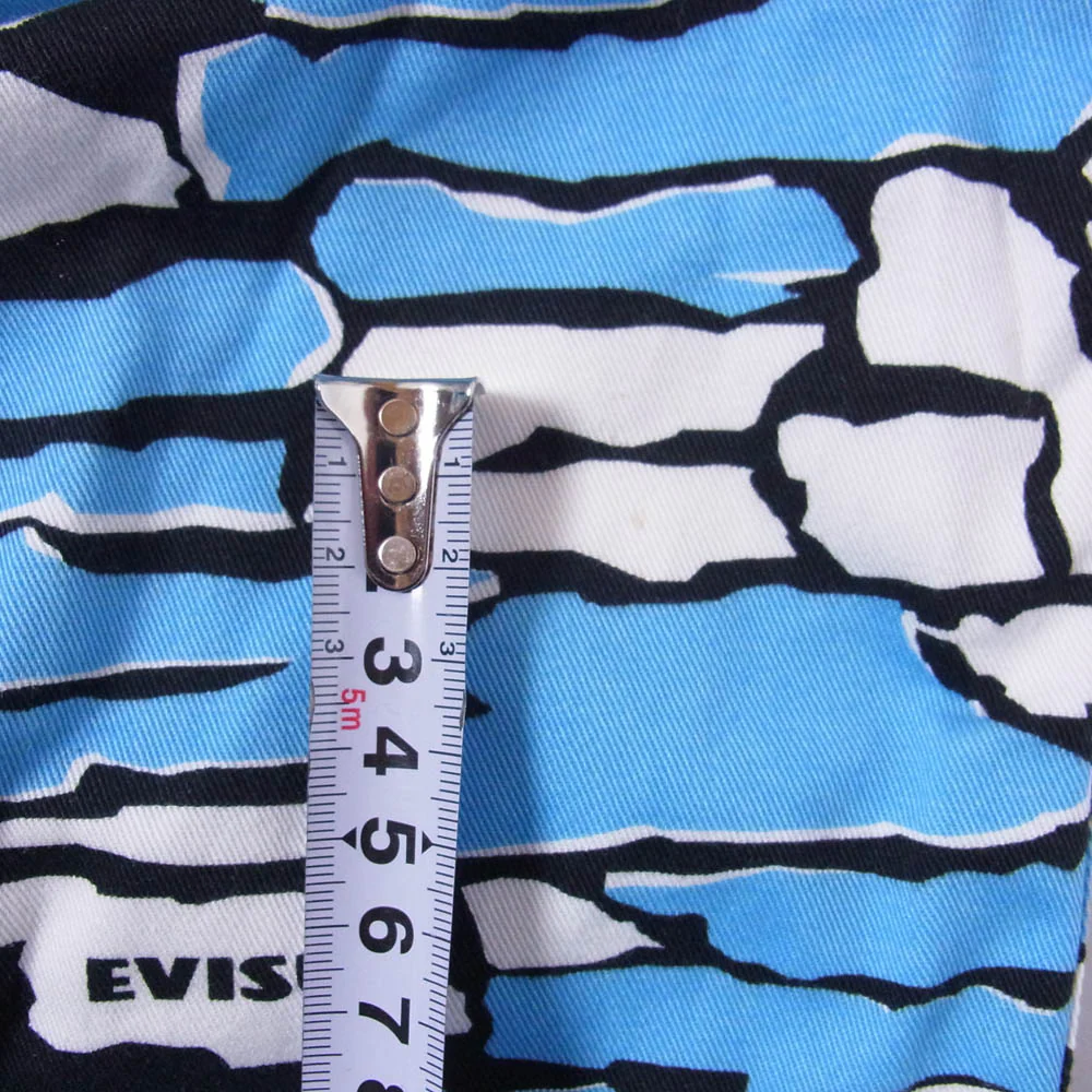 EVISU エヴィス 総柄 1st Type ジャケット ライトブルー系 40【中古】 - Image 8