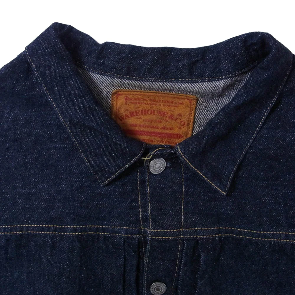 WAREHOUSE ウエアハウス Lot 2000XX 1947 MODEL DEAD STOCK BLUE T-BACK Tバック デニム ジャケット インディゴブルー系 46【中古】 - Image 3