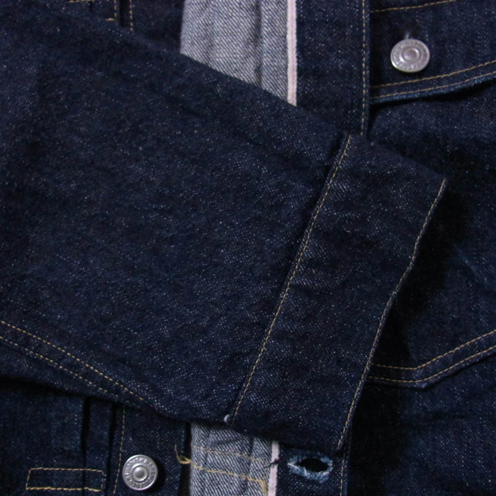WAREHOUSE ウエアハウス Lot 2000XX 1947 MODEL DEAD STOCK BLUE T-BACK Tバック デニム ジャケット インディゴブルー系 46【中古】 - Image 4