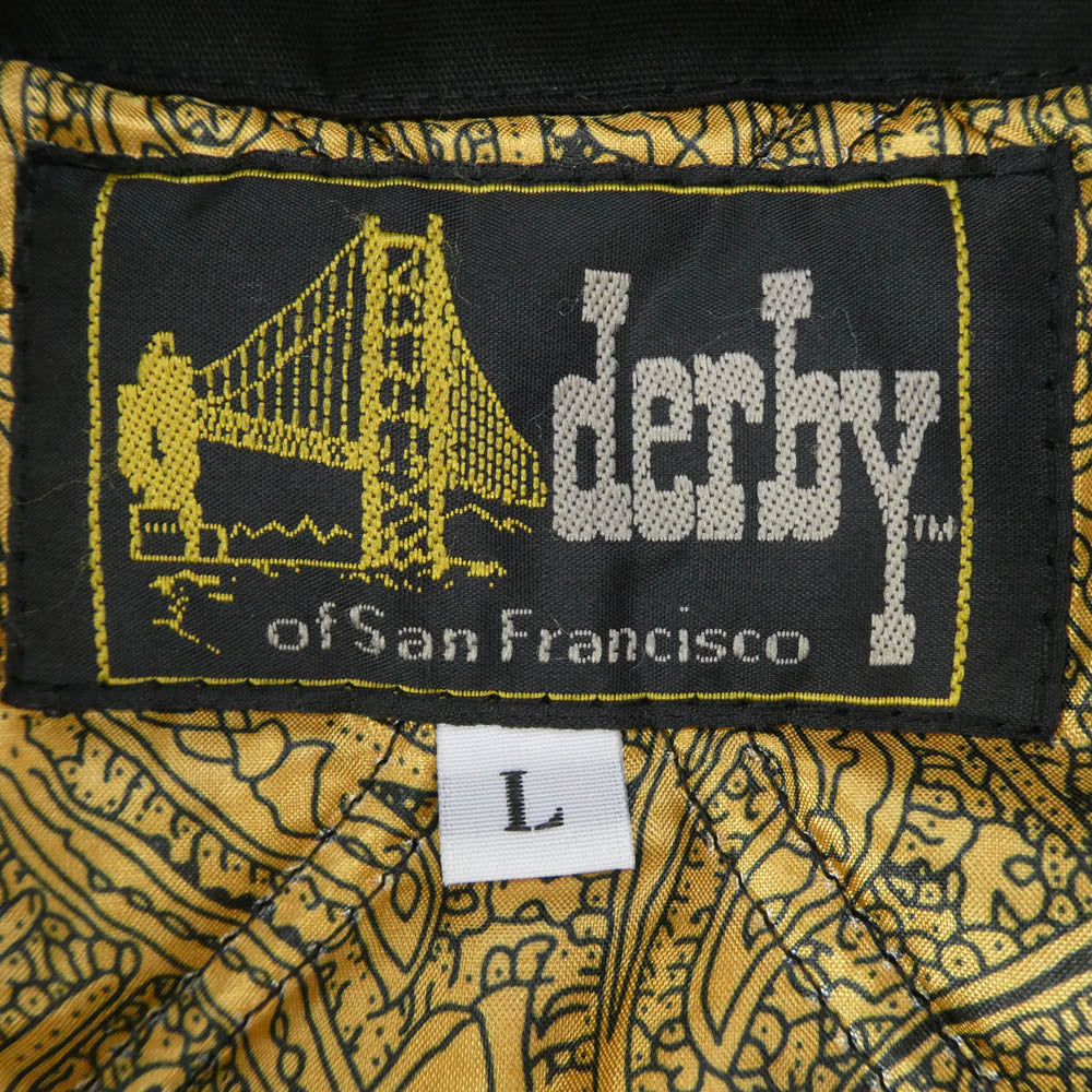 ダービーオブサンフランシスコ CLASSIC DERBY JACKET クラシック ダービージャケット ブラック系 L【美品】【中古】 - Image 5