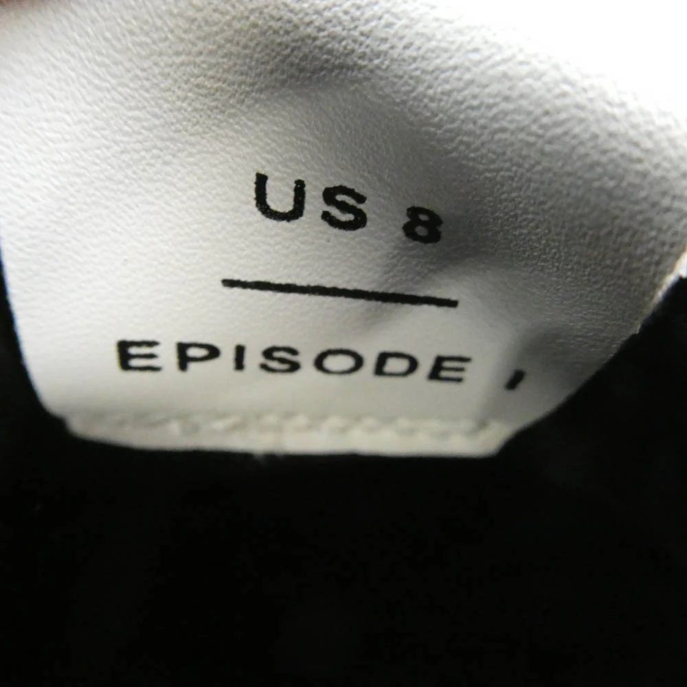 NUMBER(N)INE ナンバーナイン SW1805 10022 × STAR WALK スターウォーク EPISODE 1 レザー ローカット スニーカー ブラック系 US8【極上美品】【中古】 - Image 7
