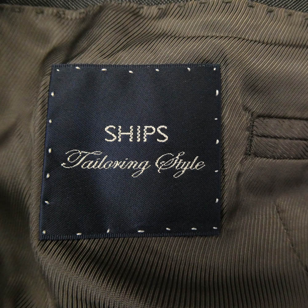 SHIPS シップス ロロピアーナ テーラード ジャケット スラックス パンツ セットアップ グレー系 46【中古】 - Image 8