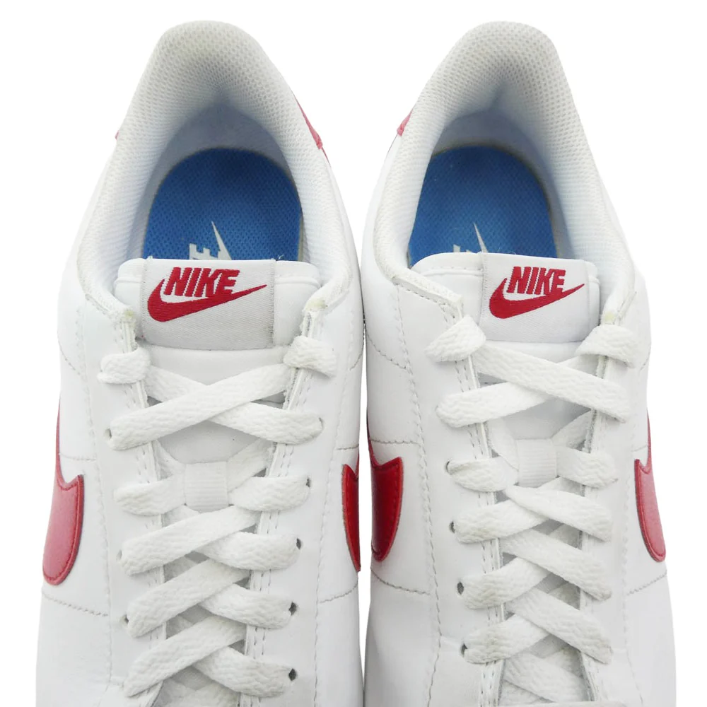 NIKE ナイキ DM4044 108 Cortez White Varsity Red コルテッツ レザー スニーカー ホワイト系 レッド系 26.5cm【中古】 - Image 5