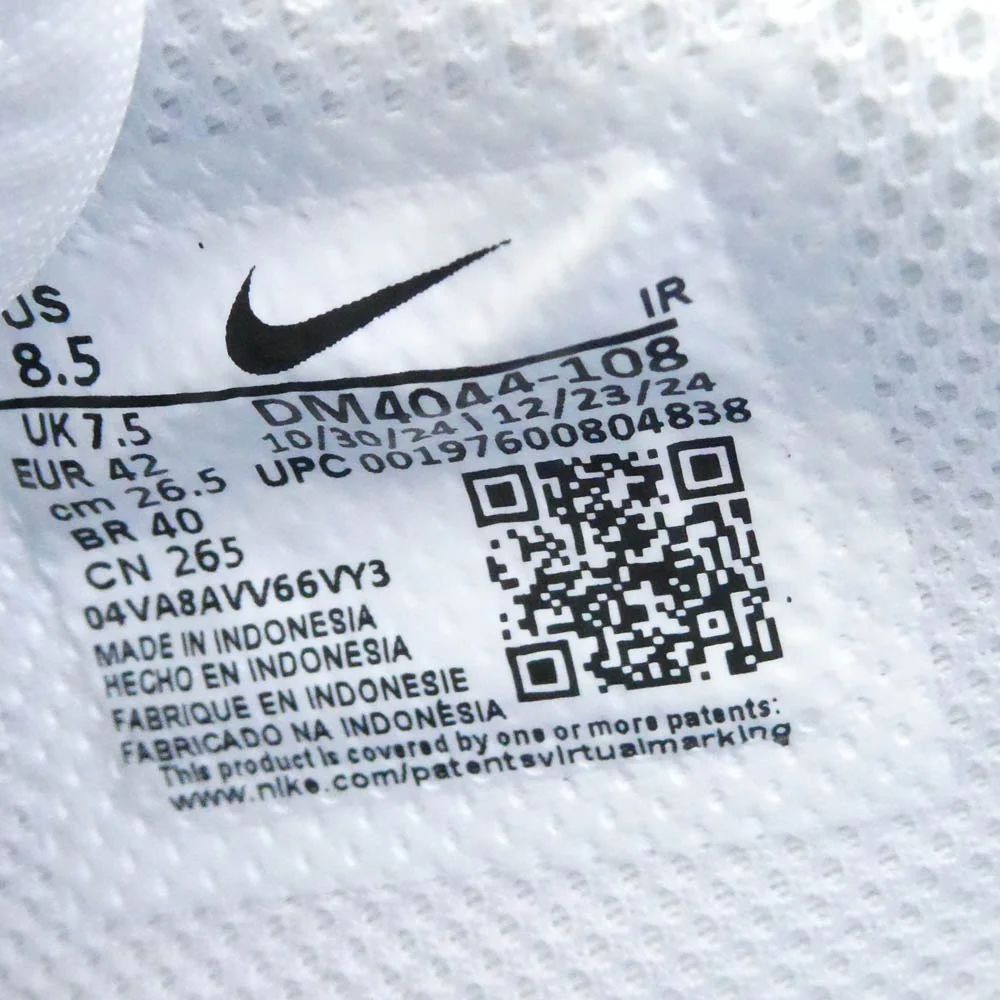 NIKE ナイキ DM4044 108 Cortez White Varsity Red コルテッツ レザー スニーカー ホワイト系 レッド系 26.5cm【中古】 - Image 7