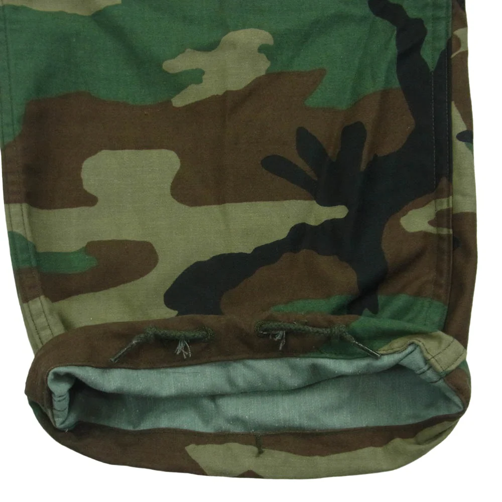 米軍 DLA100-87-C-0356 US ARMY 米軍 M-65 TROUSERS ウッドランドカモ 迷彩 トラウザーズ カーゴ パンツ グリーン系 ブラウン系 ブラック系 S【中古】 - Image 6