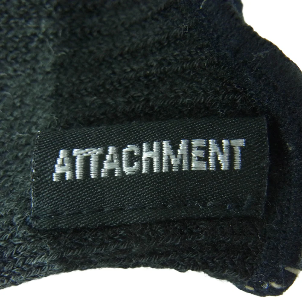 ATTACHMENT アタッチメント スマートフォン対応可能 フィンガ―トップ切替 ニット 手袋 グローブ グレー系【中古】 - Image 4