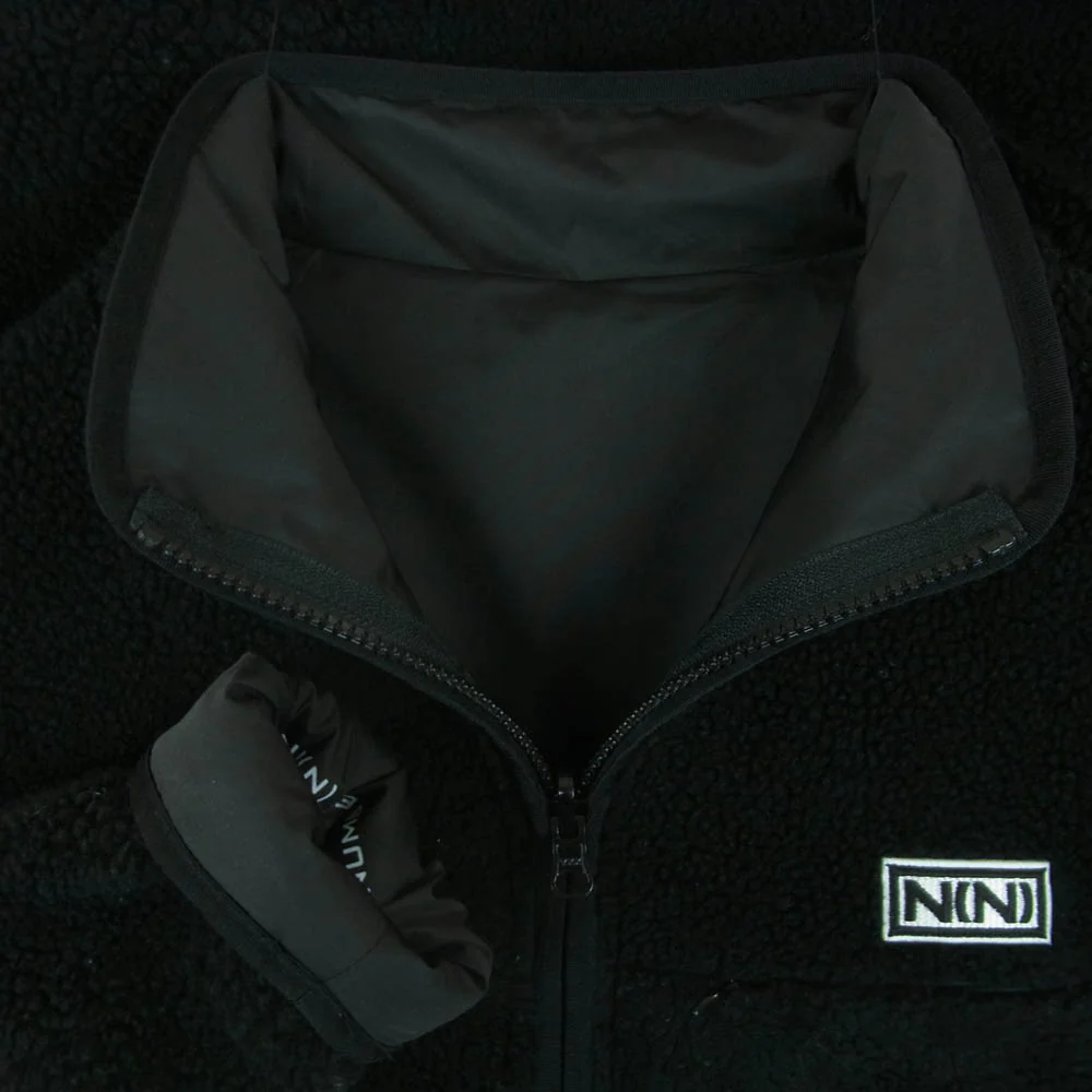 NUMBER(N)INE ナンバーナイン 118850059 別注 リバーシブル フリース ジャケット ブルゾン 日本製 ブラック系 1【中古】 - Image 6