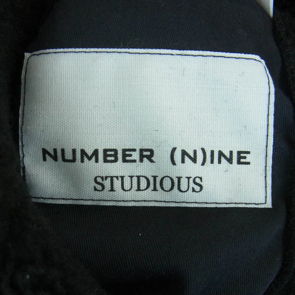 NUMBER(N)INE ナンバーナイン 118850059 別注 リバーシブル フリース ジャケット ブルゾン 日本製 ブラック系 1【中古】 - Image 7