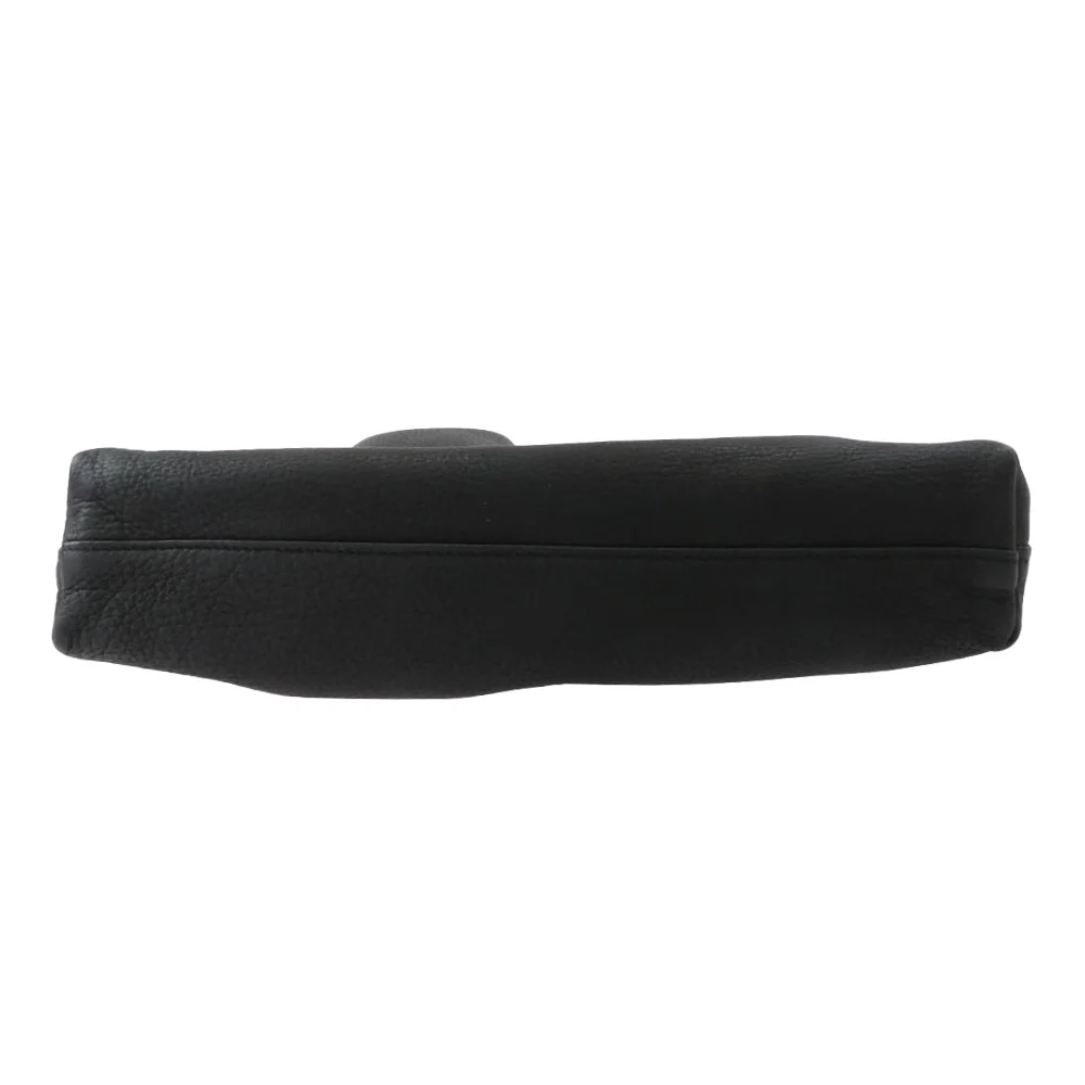 アエタ DRAW STRING ONE SHOULDER レザー ショルダーバッグ ブラック系【中古】 - Image 4