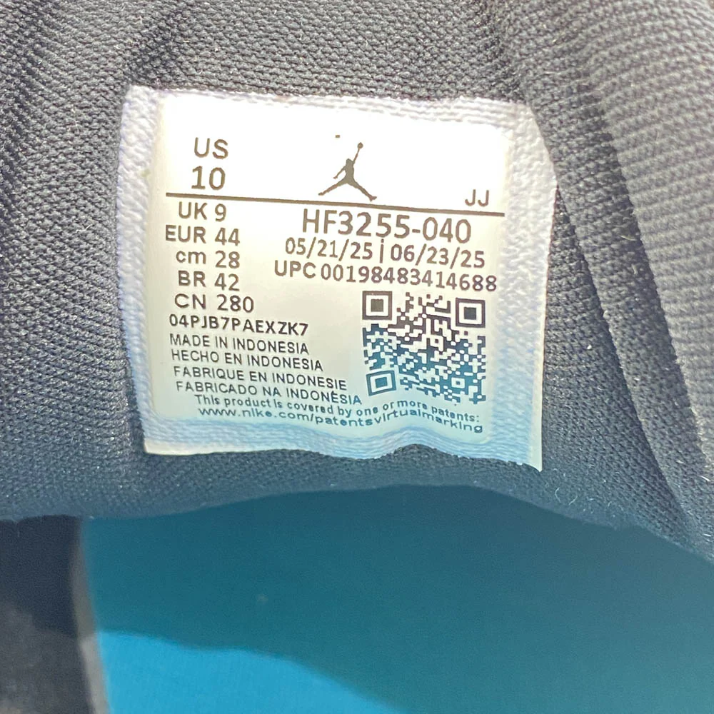 NIKE ナイキ HF3255-040 Jordan Flight Court Black Anthracite Gamma Blue フライト コート ローカットスニーカー ブラック系 ブルー系 28cm【新古品】【未使用】【中古】 - Image 7