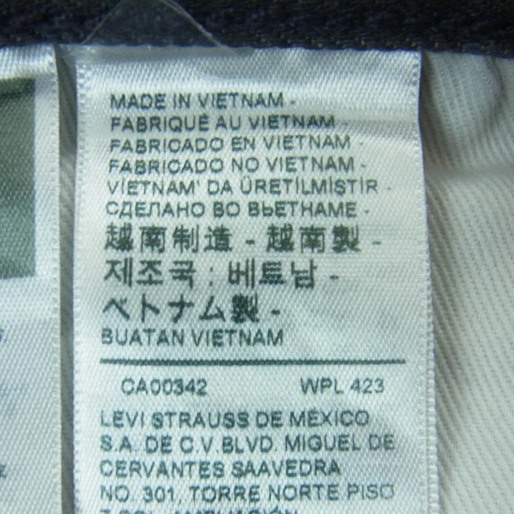 Levi's リーバイス 00501-3389 501 150周年 グレー デニム パンツ ベトナム製 グレー系 W31 L32【中古】 - Image 4