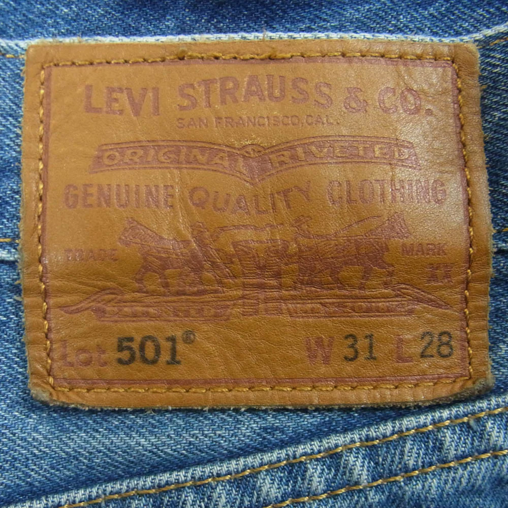 Levi's リーバイス A6737-0000 501 150周年記念 デニム パンツ 中国製 インディゴブルー系 W31 L28【中古】 - Image 3