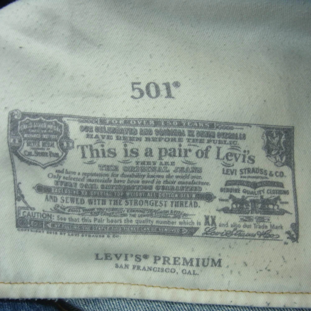 Levi's リーバイス A6737-0000 501 150周年記念 デニム パンツ 中国製 インディゴブルー系 W31 L28【中古】 - Image 7