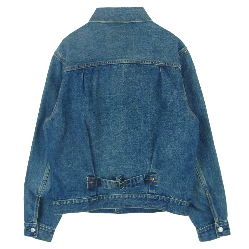 Levi's リーバイス A9518-0000 relume Type 1st Jacket 別注 ダメージ加工 デニム ジャケット インディゴブルー系 XS【中古】 - Image 2
