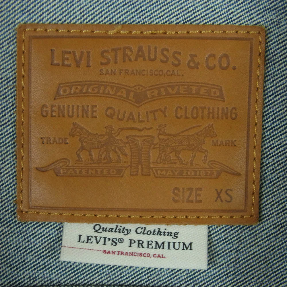 Levi's リーバイス A9518-0000 relume Type 1st Jacket 別注 ダメージ加工 デニム ジャケット インディゴブルー系 XS【中古】 - Image 5