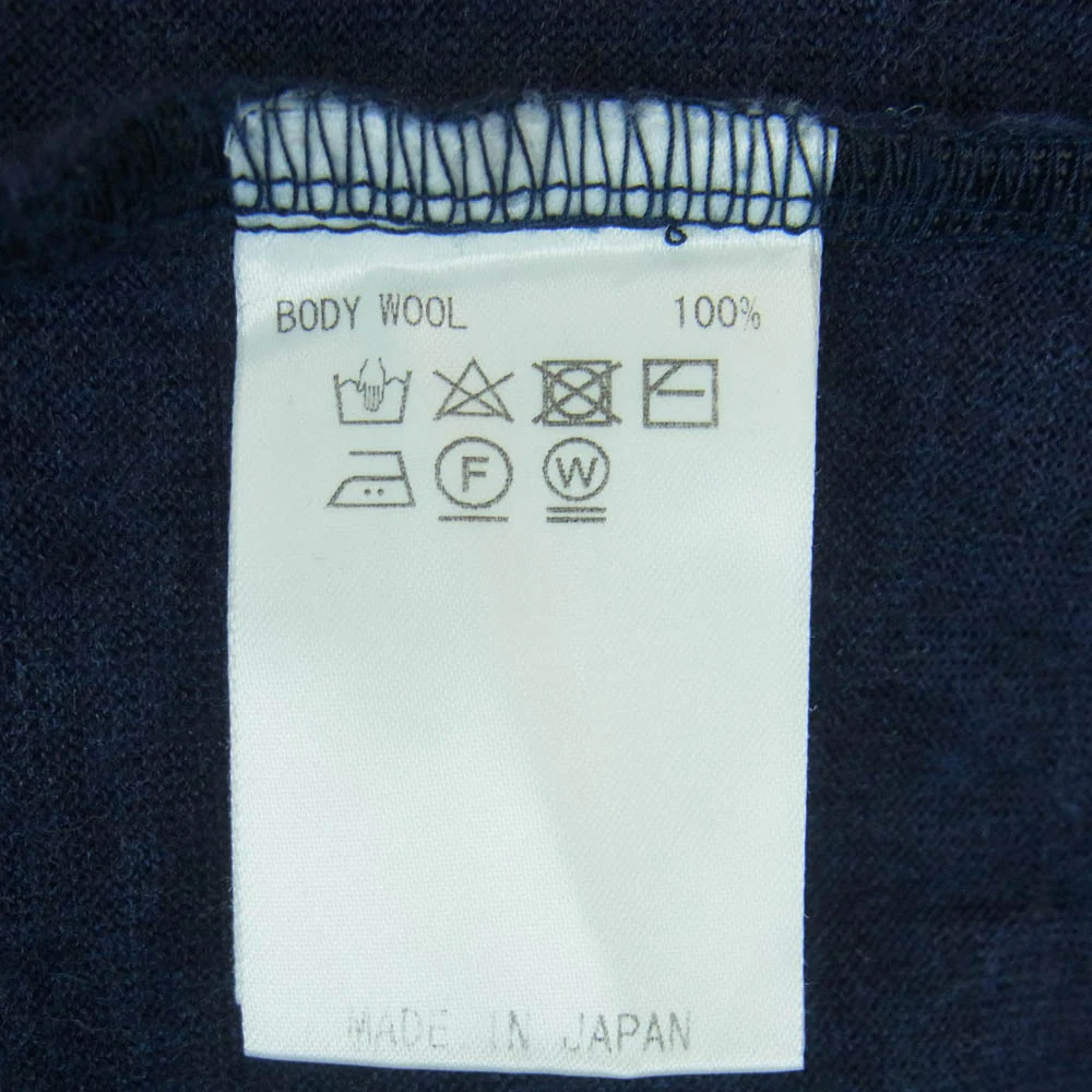 カレドアー ウール ハイゲージ ニット ダークネイビー系 L【中古】 - Image 5