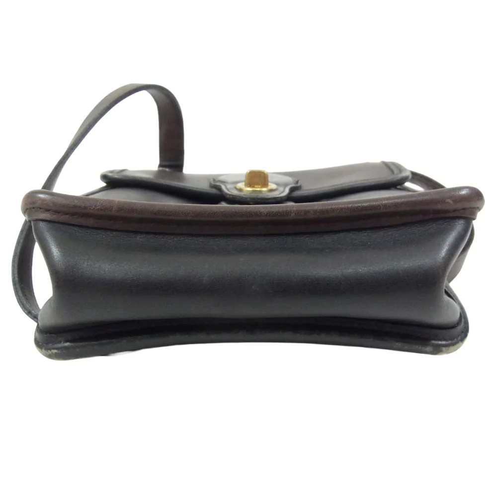 COACH コーチ 9930 OLD COACH オールド コーチ レザー ショルダーバッグ ブラウン系【中古】 - Image 4