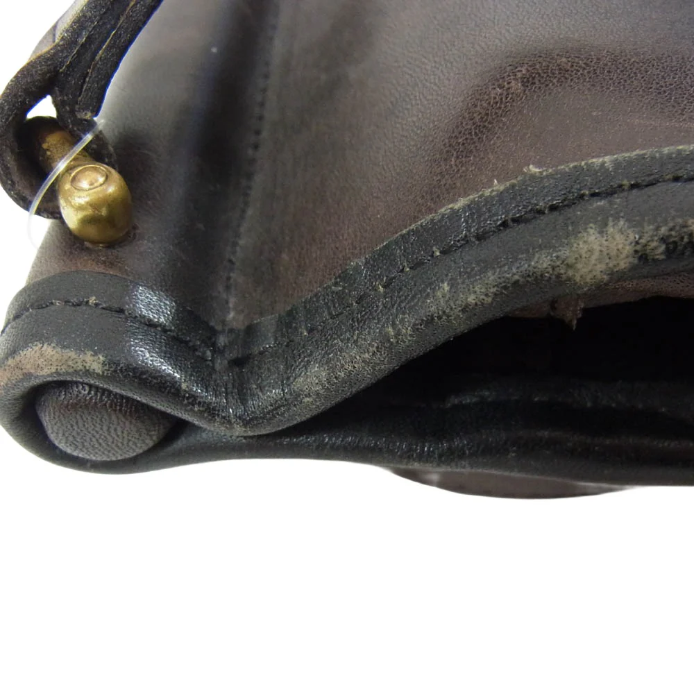 COACH コーチ 9930 OLD COACH オールド コーチ レザー ショルダーバッグ ブラウン系【中古】 - Image 8