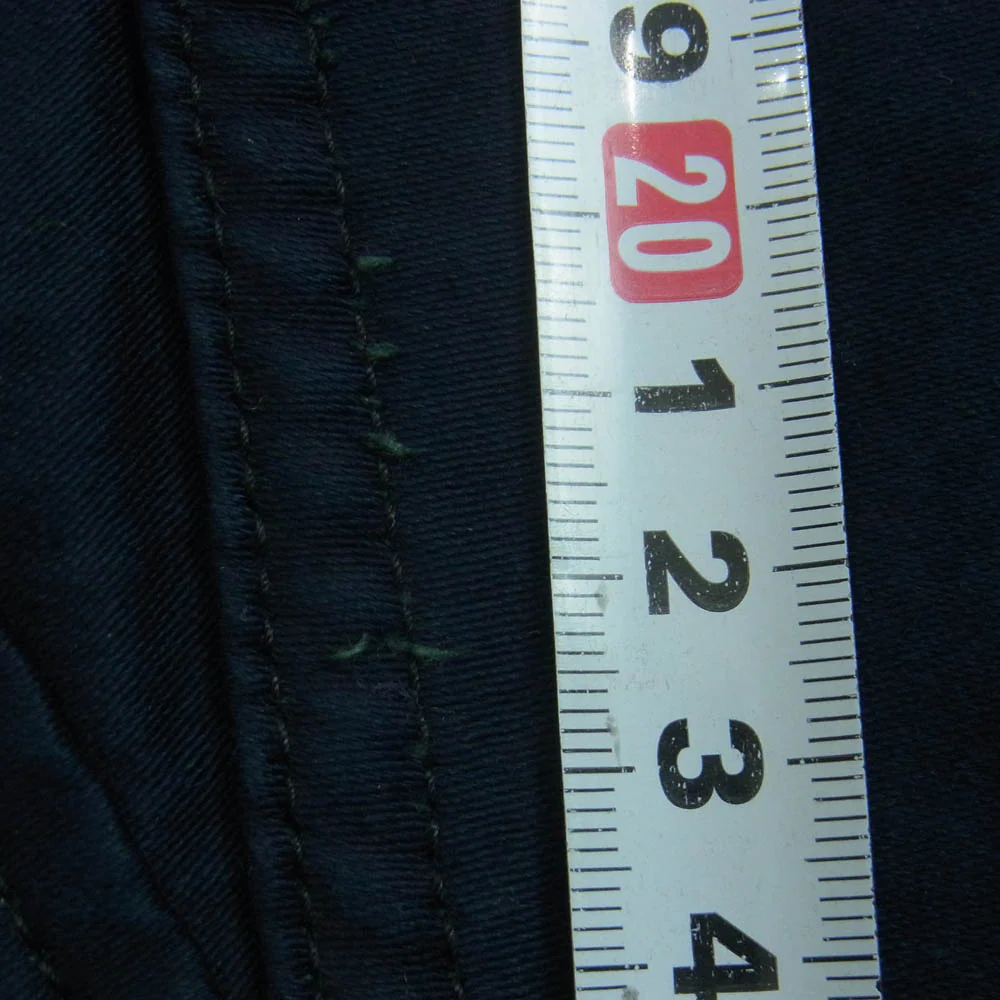 OUTIL ウティ シンチバック コットン ワーク パンツ 日本製 ダークネイビー系 4【中古】 - Image 7