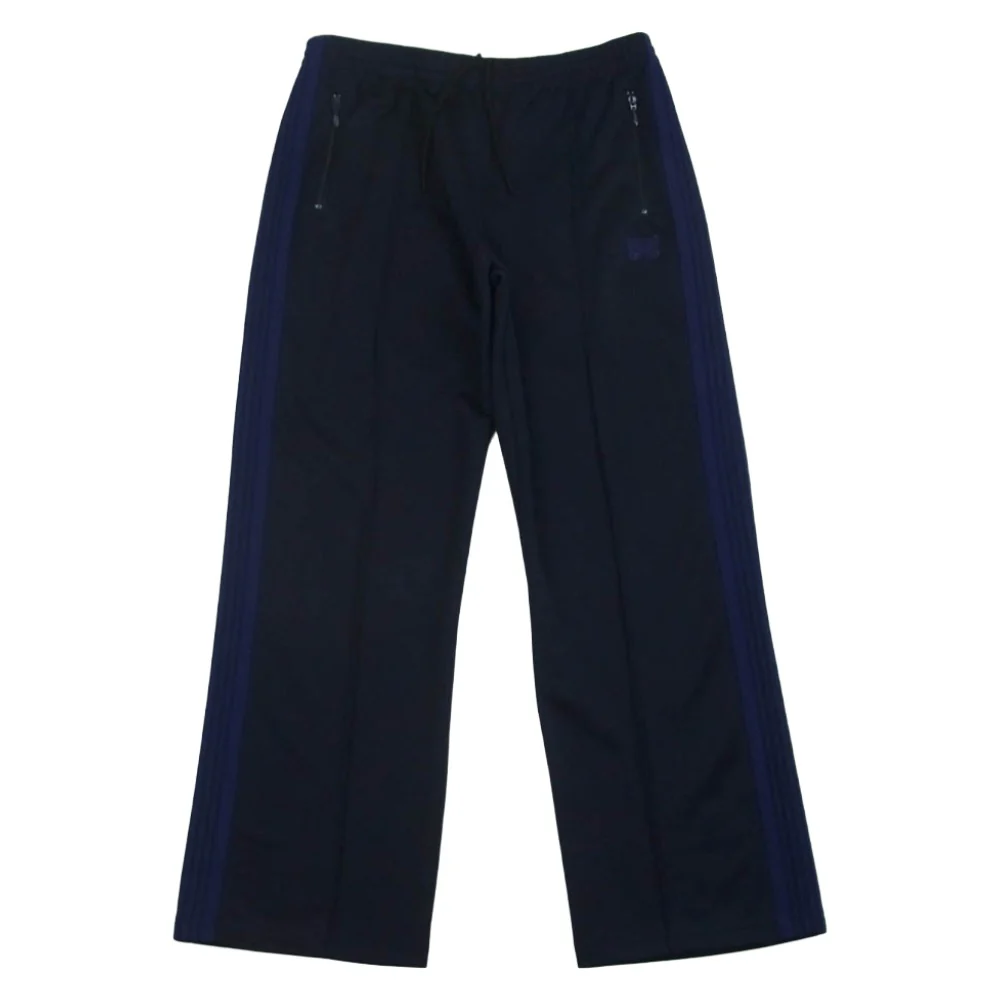 Needles ニードルス NS246 Track Pant-Poly Smooth トラック パンツ 中国製 ダークネイビー系 L【中古】