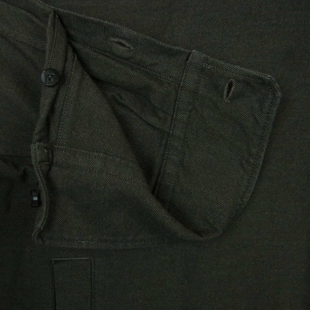 yoko sakamoto ヨーコサカモト SHIRT JACKET マテリアルコットン 長袖 シャツ ジャケット グレー系 L【中古】 - Image 4