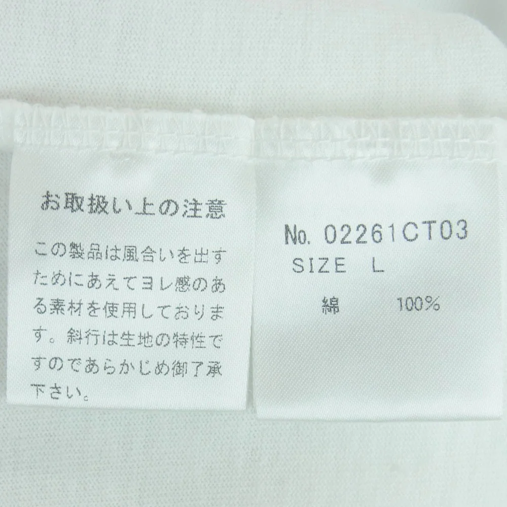 HYSTERIC GLAMOUR ヒステリックグラマー 26SS 02261CT03 MOONLIGHT DRIVE 半袖 Tシャツ ホワイト系 L【極上美品】【中古】 - Image 6