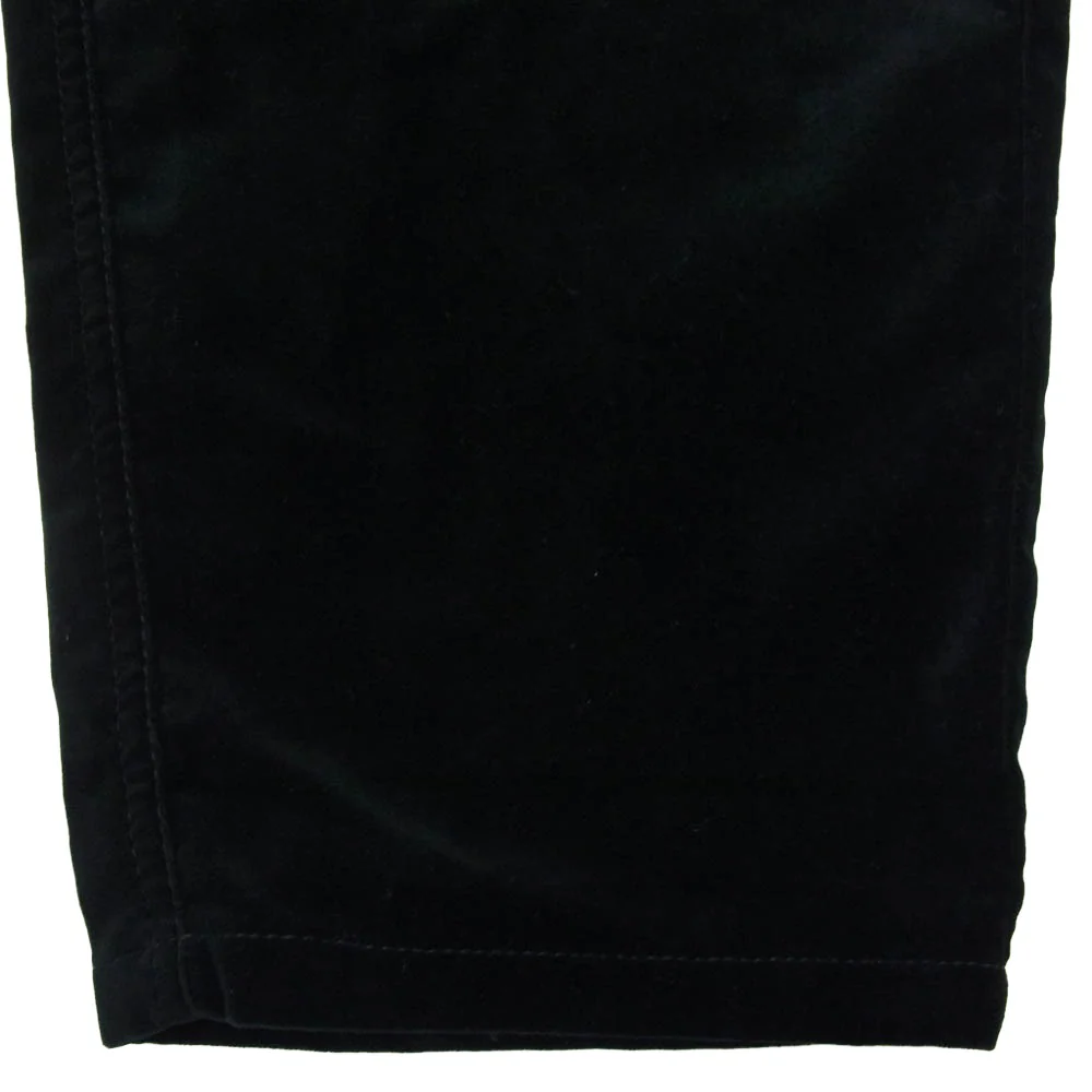 COMME des GARCONS コムデギャルソン 23AW FL-P013 COMME des GARCONS SHIRT コムデギャルソンシャツ COTTON TWILL VELVETEEN PLAIN PANTS コットンツイル ベルベット テーパード パンツ ブラック系 L【中古】 - Image 5