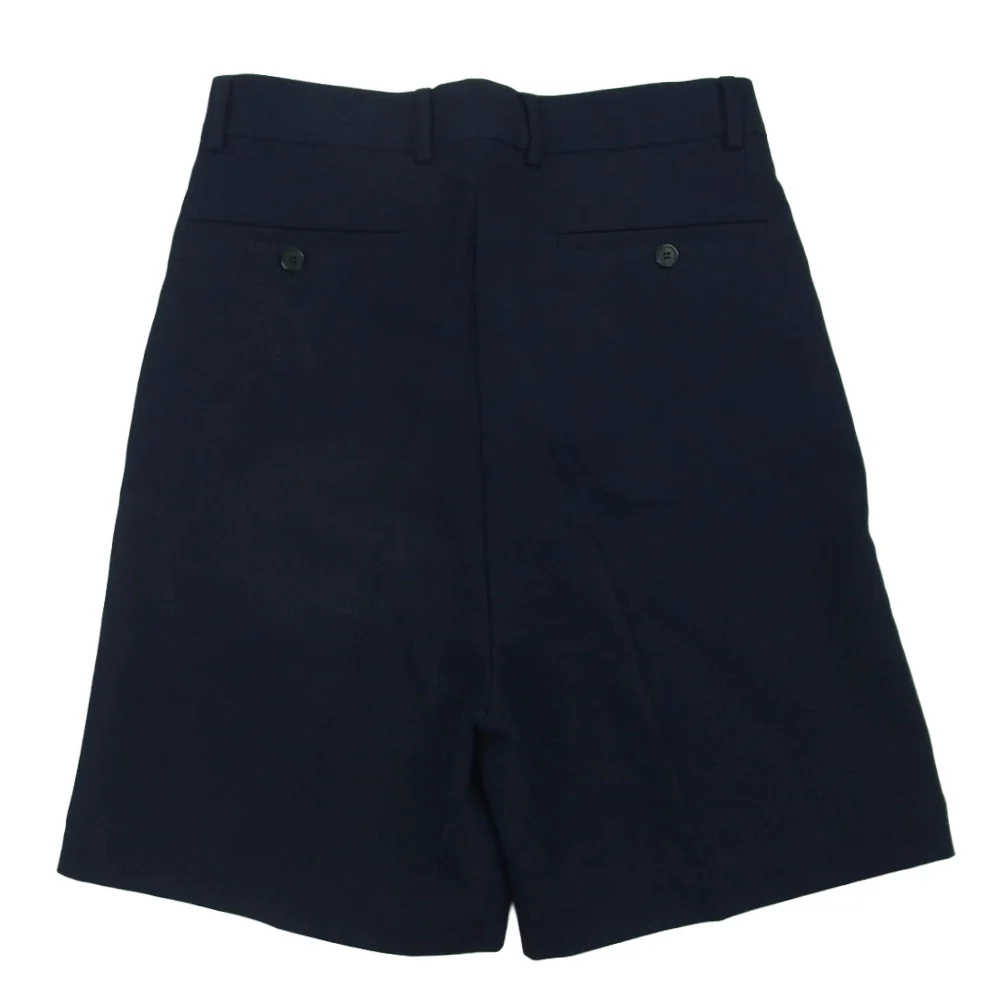 AMI PARIS アミパリス AMI ALEXANDRE MATTIUSSI アミ アレクサンドル マテュッシ ウール ショーツ ハーフ パンツ ダークネイビー系 36【中古】 - Image 2