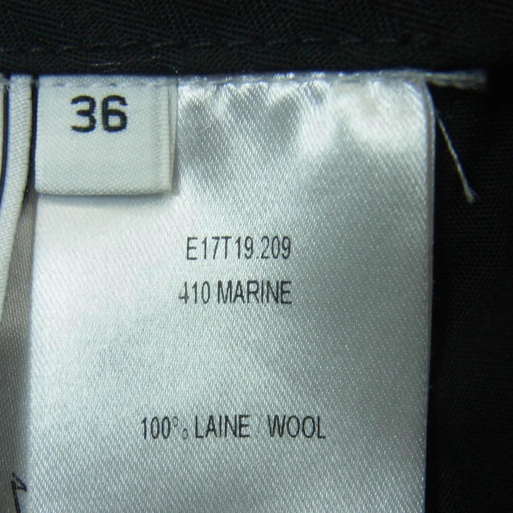 AMI PARIS アミパリス AMI ALEXANDRE MATTIUSSI アミ アレクサンドル マテュッシ ウール ショーツ ハーフ パンツ ダークネイビー系 36【中古】 - Image 4