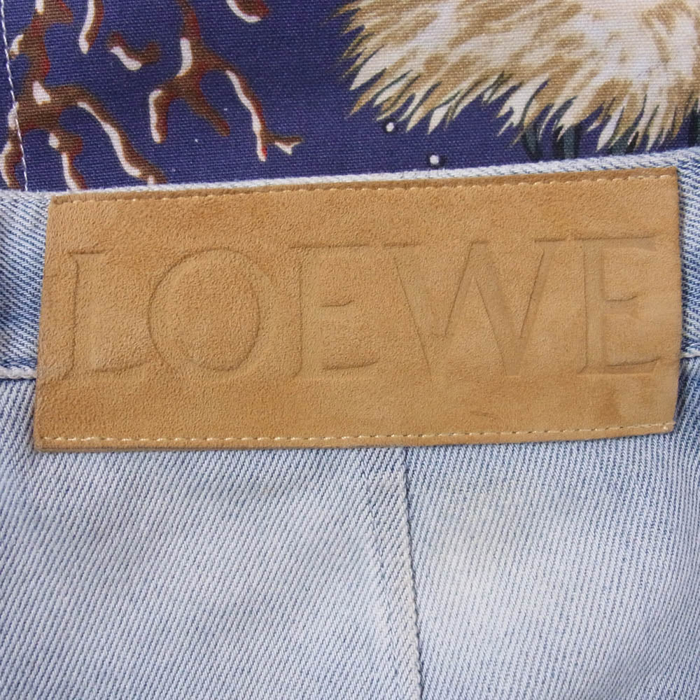 LOEWE ロエベ H616331X38 paula's ibiza パウラズイビザ デニム パンツ ライトブルー系 48【中古】 - Image 3