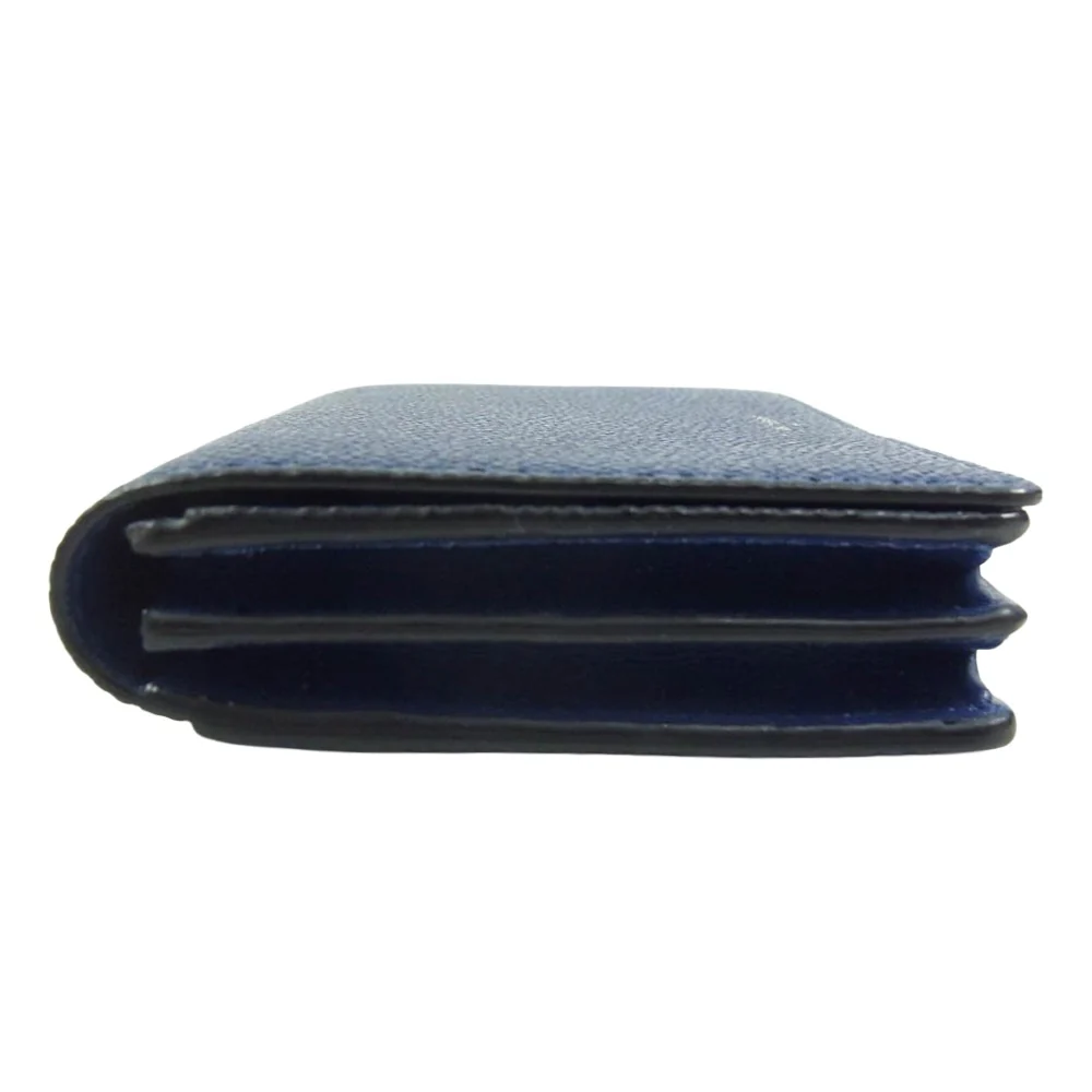 PELLE MORBIDA ペッレモルビダ deck9 レザー カードケース ブルー系【中古】 - Image 3