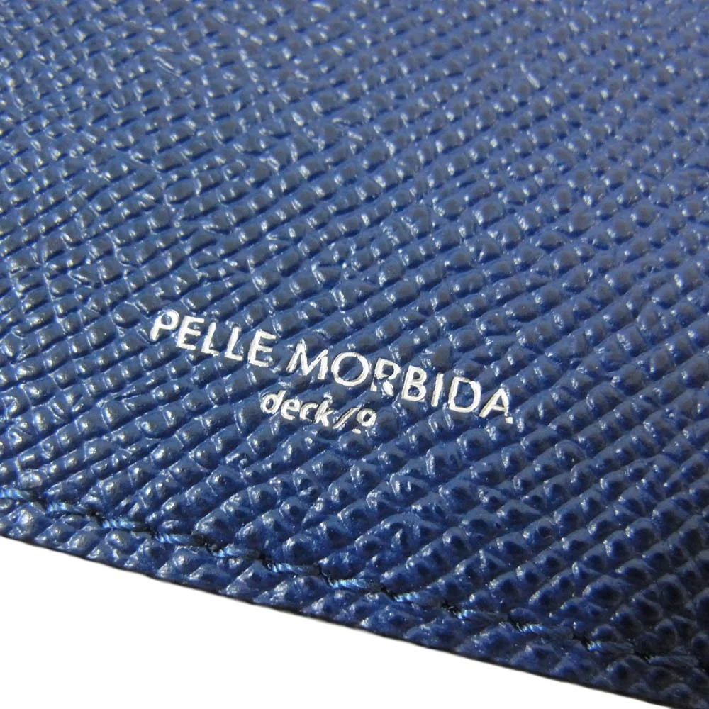 PELLE MORBIDA ペッレモルビダ deck9 レザー カードケース ブルー系【中古】 - Image 5