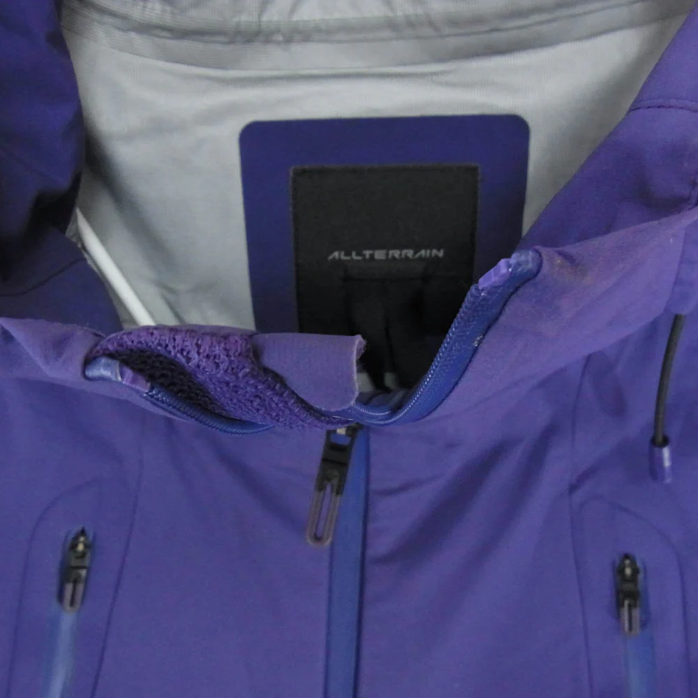 DESCENTE デサント DU5SWBA2M ALLTERRAIN オルテライン HARD SHELL JACKET CREAS ハードシェル クレアス マウンテンパーカー ジャケット パープル系 S【中古】 - Image 3