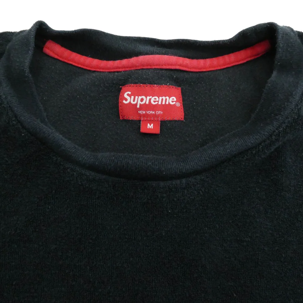 Supreme シュプリーム 14SS Terry Tee テリー パイル地 半袖 Tシャツ ブラック系 M【中古】 - Image 3