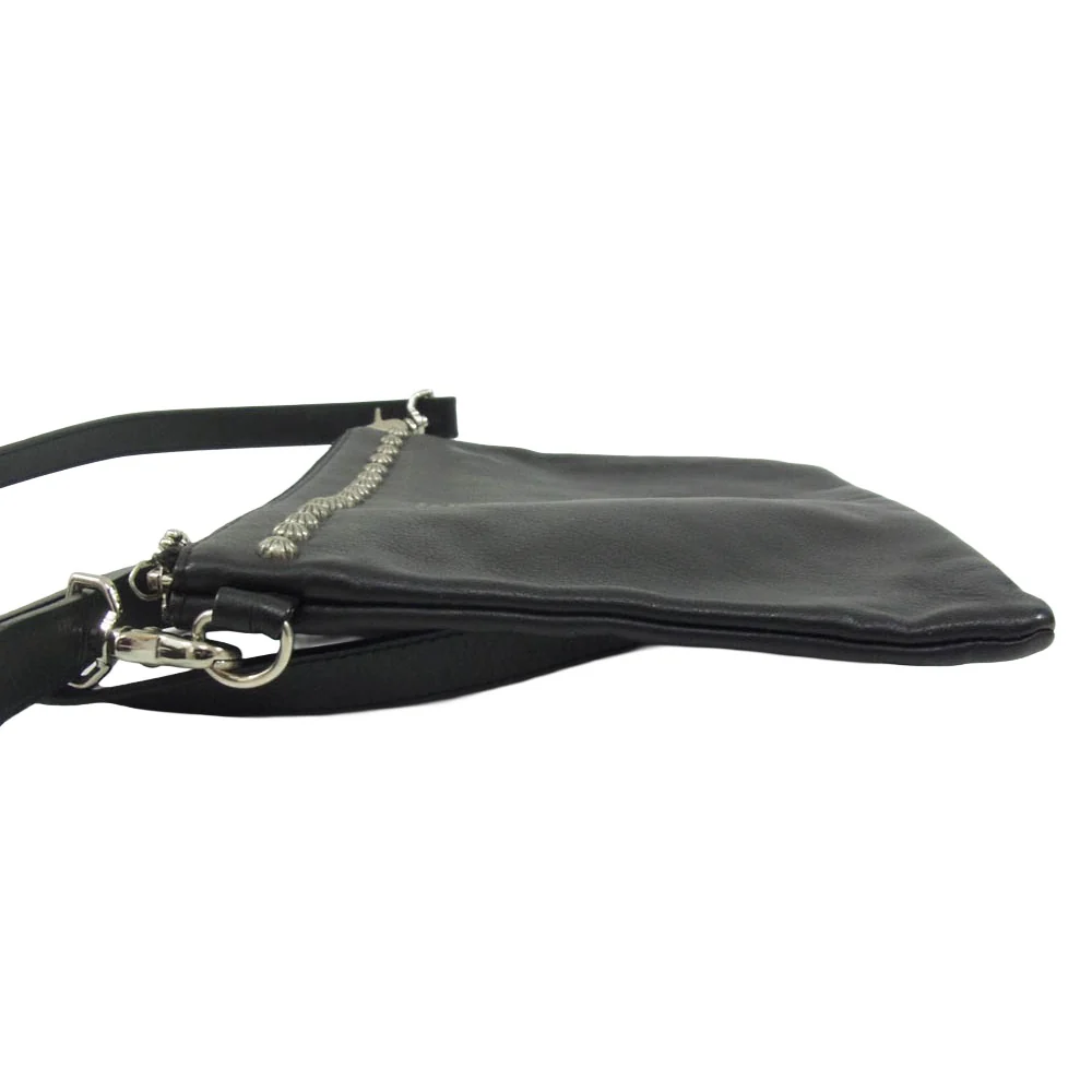 CRIMIE クライミー JACK 2WAY STUDS CLUTCH BAG ジャック スタッズ クラッチ ショルダーバッグ ブラック系【中古】 - Image 3