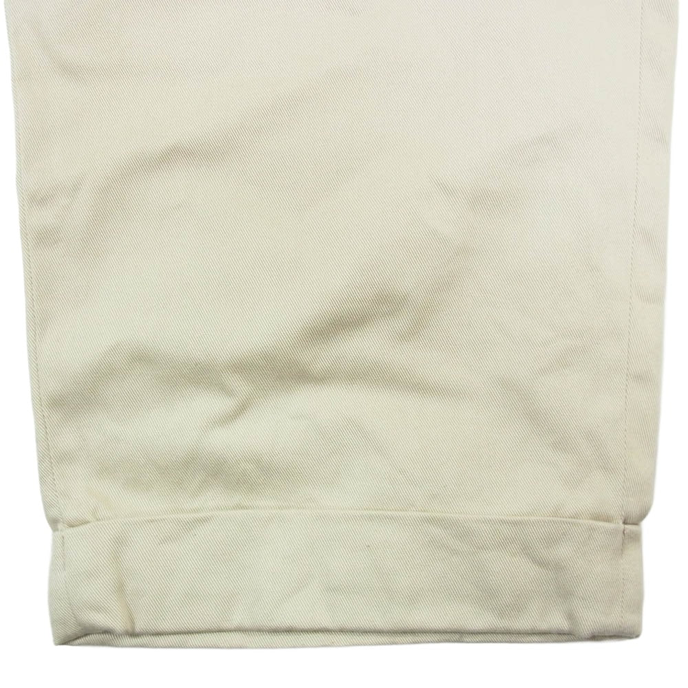 タップウォーター TP233-40014 Cotton Chino Tuck Trousers コットン タック トラウザーズ チノパンツ ベージュ系 34【中古】 - Image 5