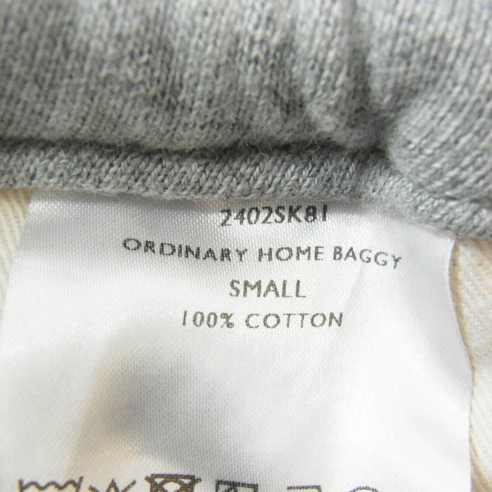 SHINYAKOZUKA シンヤコヅカ 24AW 2402SK81 ORDINARY HOME BAGGY オーディナリー ホーム バギー スウェット パンツ グレー系 S【中古】 - Image 4