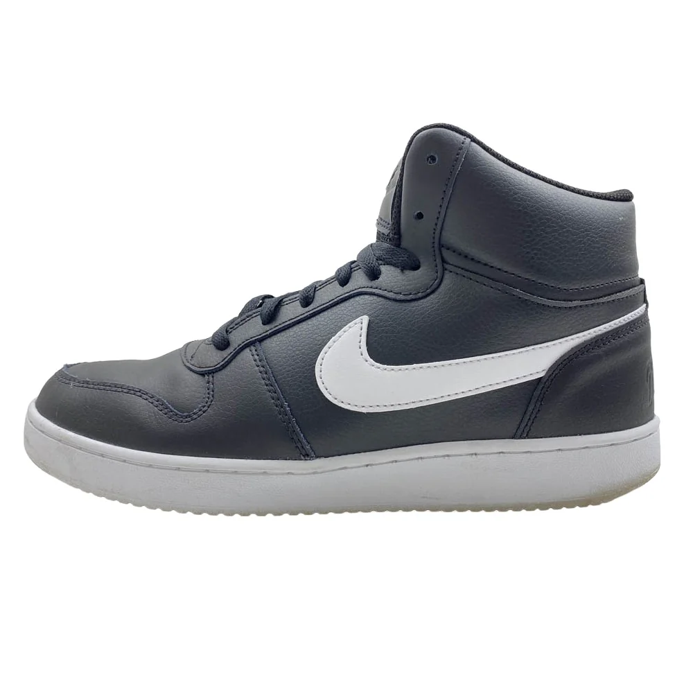 NIKE ナイキ AQ1773-002 Ebernon Mid Black White エバノン ミッド ブラック ホワイト ハイカット スニーカー ブラック系 9.5【中古】
