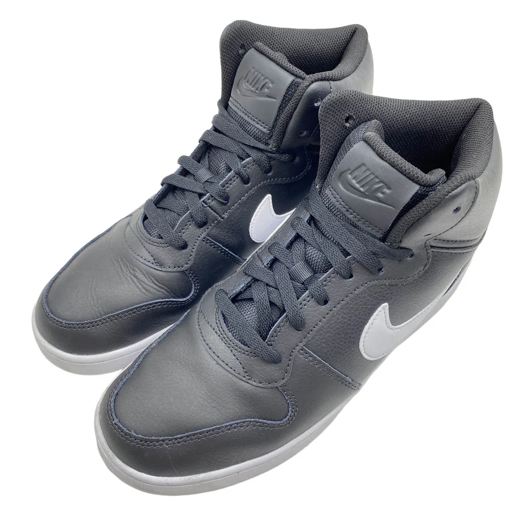 NIKE ナイキ AQ1773-002 Ebernon Mid Black White エバノン ミッド ブラック ホワイト ハイカット スニーカー ブラック系 9.5【中古】 - Image 2
