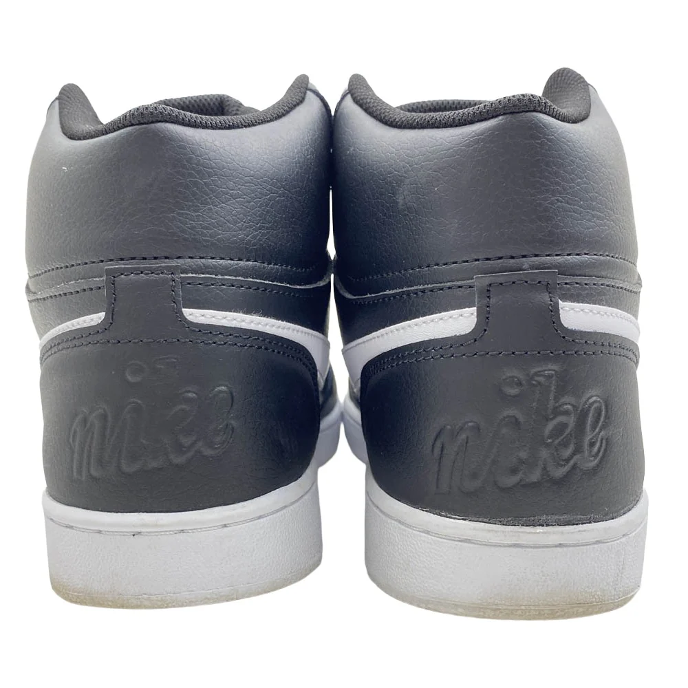 NIKE ナイキ AQ1773-002 Ebernon Mid Black White エバノン ミッド ブラック ホワイト ハイカット スニーカー ブラック系 9.5【中古】 - Image 3