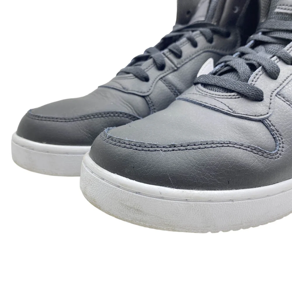 NIKE ナイキ AQ1773-002 Ebernon Mid Black White エバノン ミッド ブラック ホワイト ハイカット スニーカー ブラック系 9.5【中古】 - Image 4